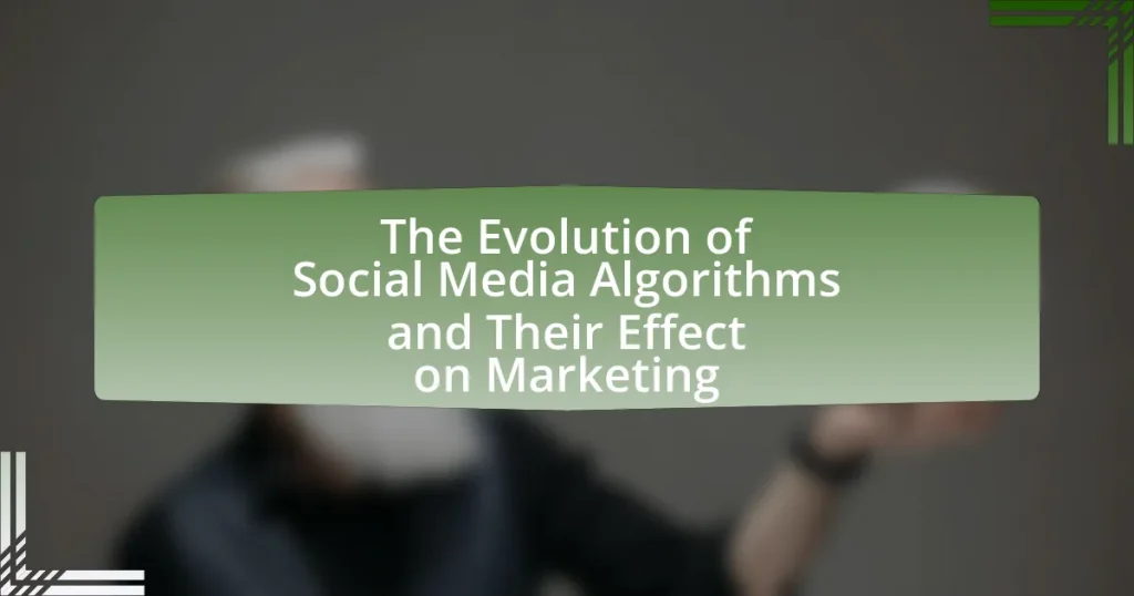 The Evolution of Social Media Algorithms and Their Effect on Marketing