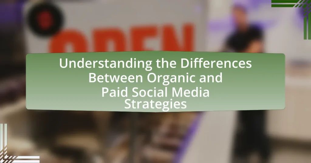 Understanding the Differences Between Organic and Paid Social Media Strategies