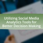 Utilizing Social Media Analytics Tools for Better Decision Making